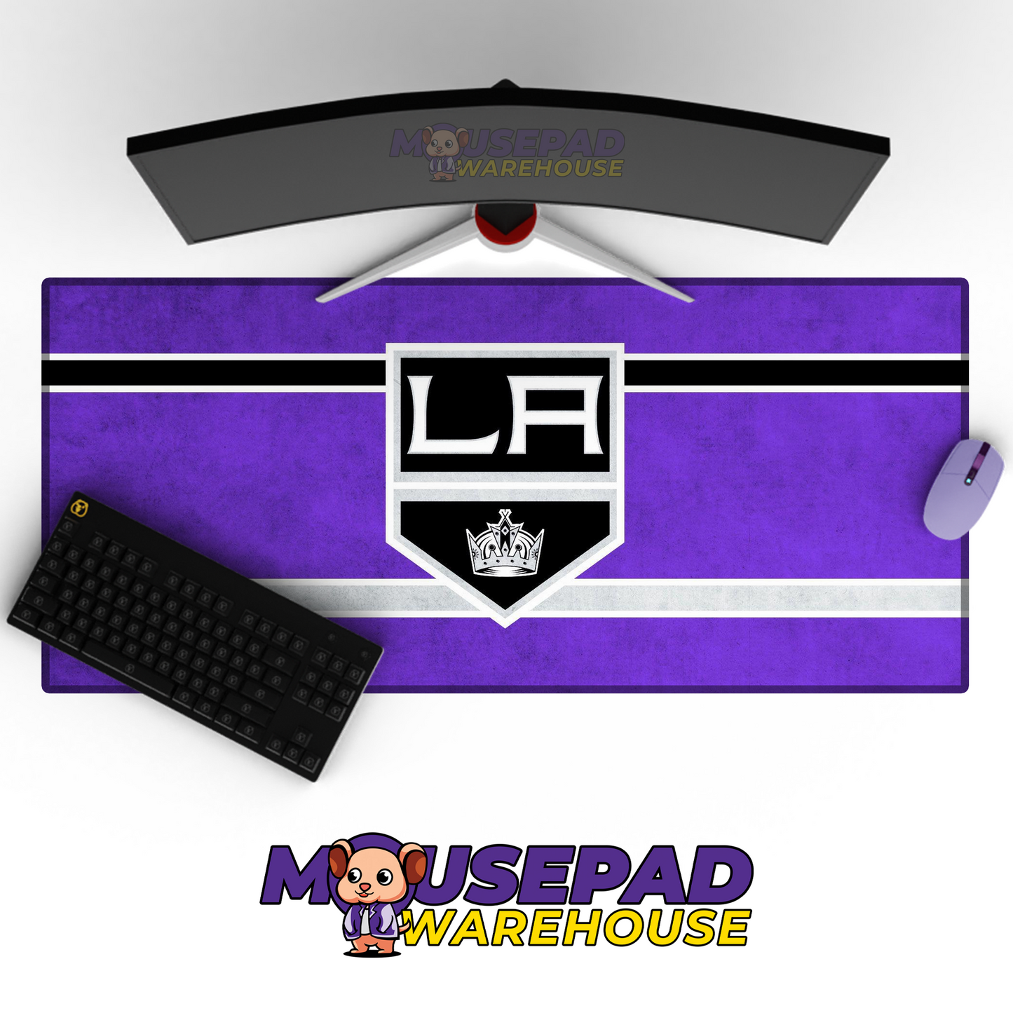 Los Angeles Kings V2 Mousepad Deskmat Mockup