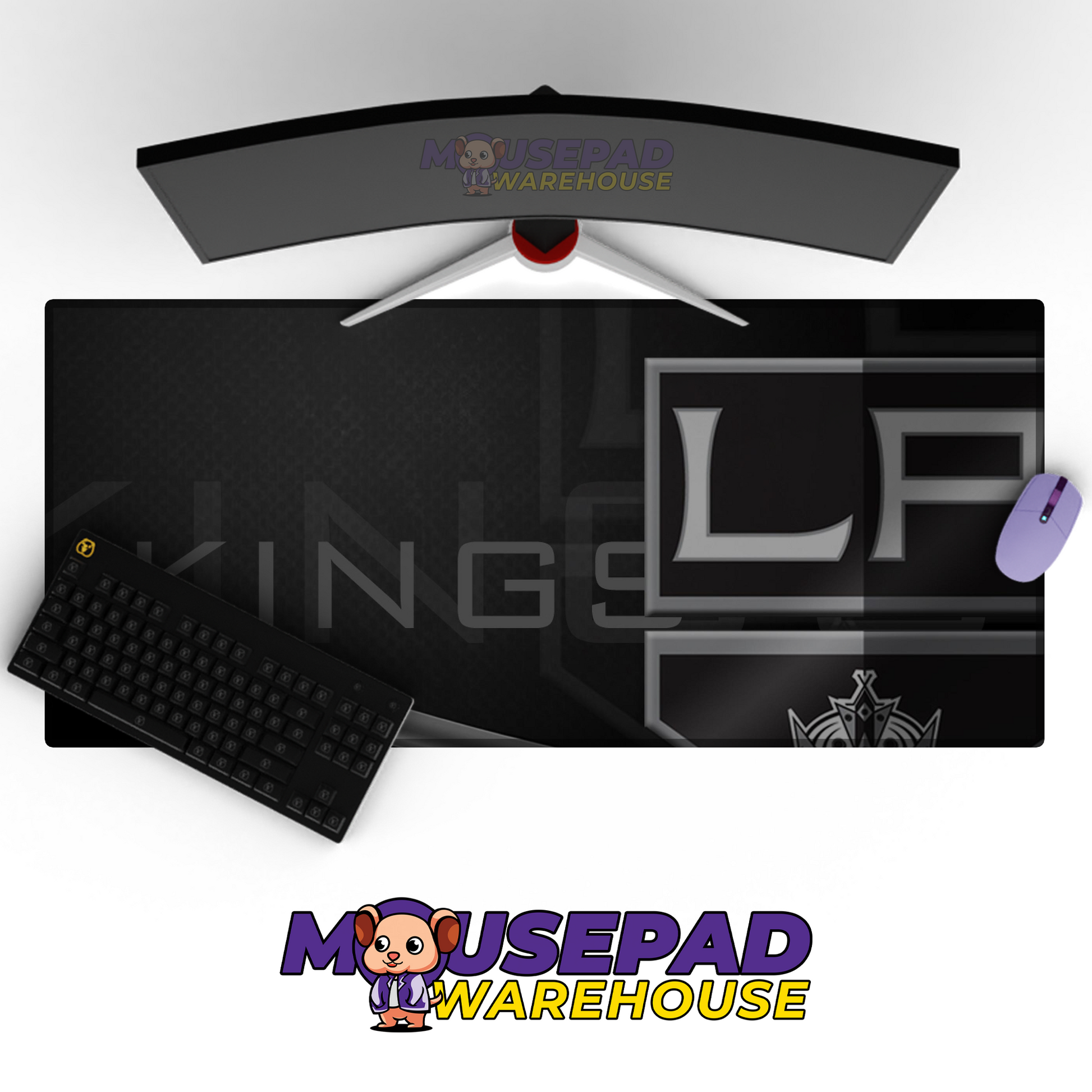 Los Angeles Kings V6 Mousepad Deskmat Mockup