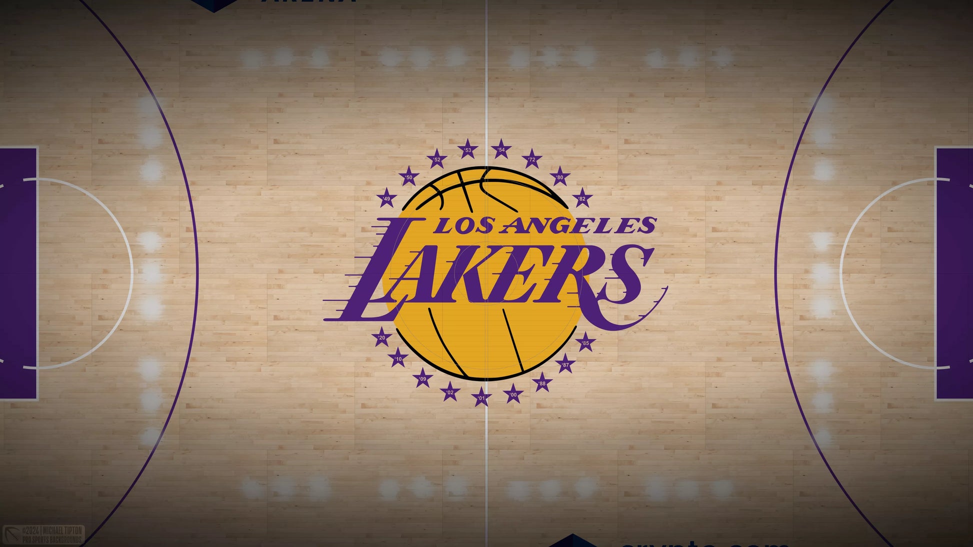 Los Angeles Lakers V10 Mousepad