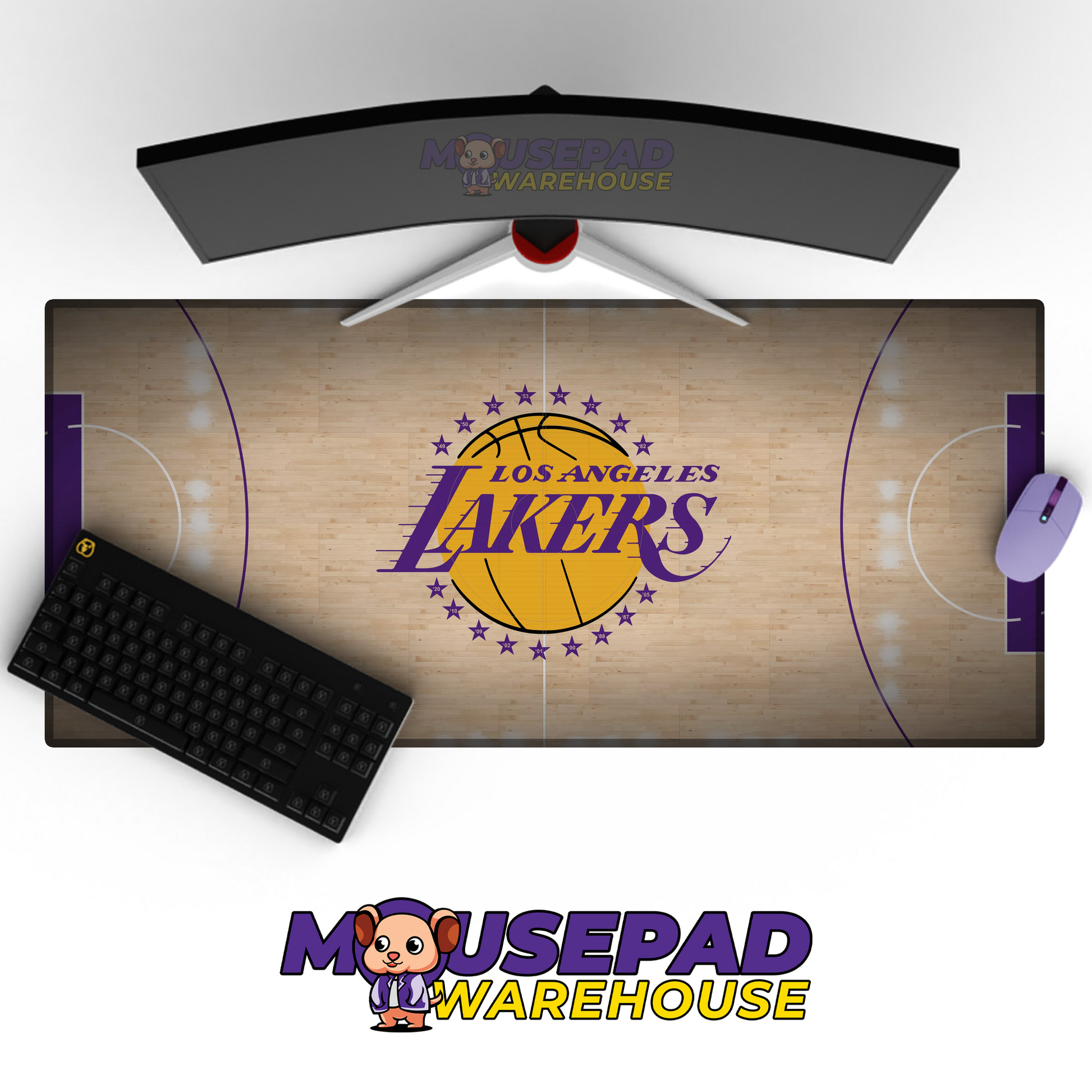 Los Angeles Lakers V10 Mousepad Mockup