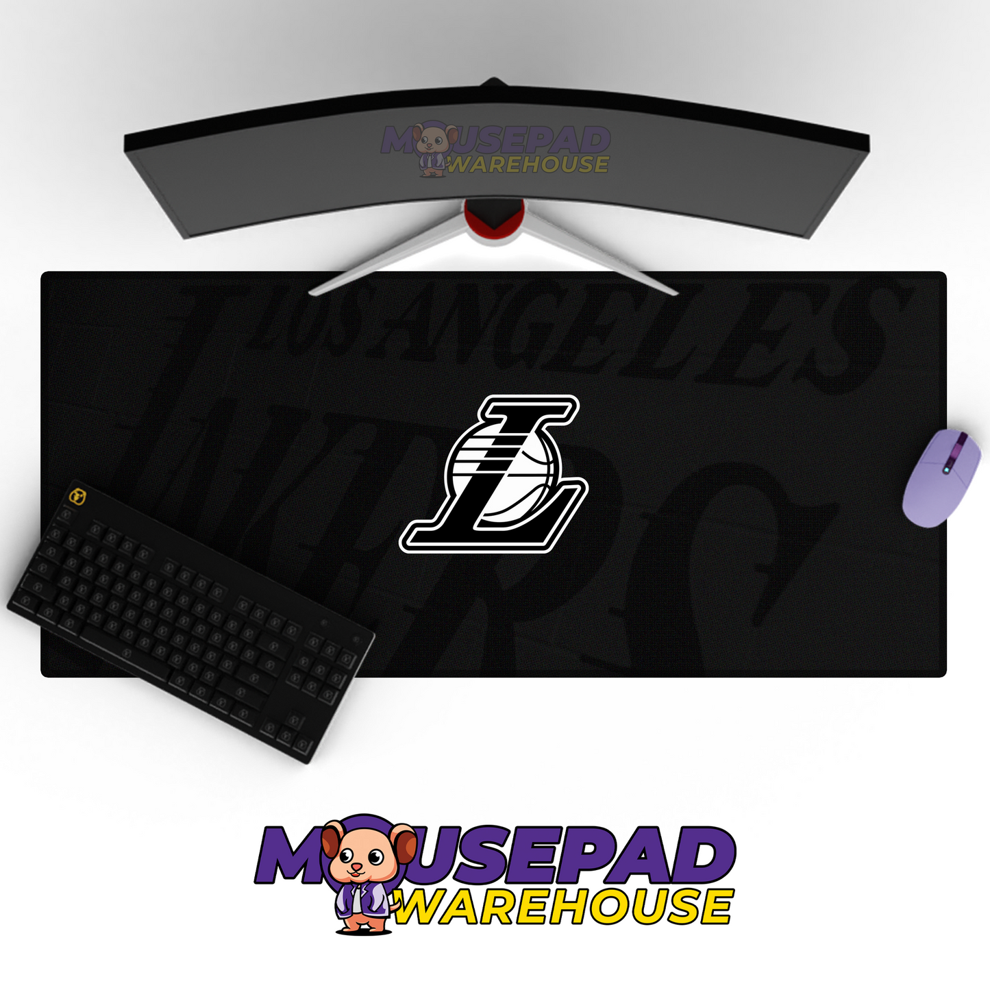 Los Angeles Lakers V14 Mousepad Mockup