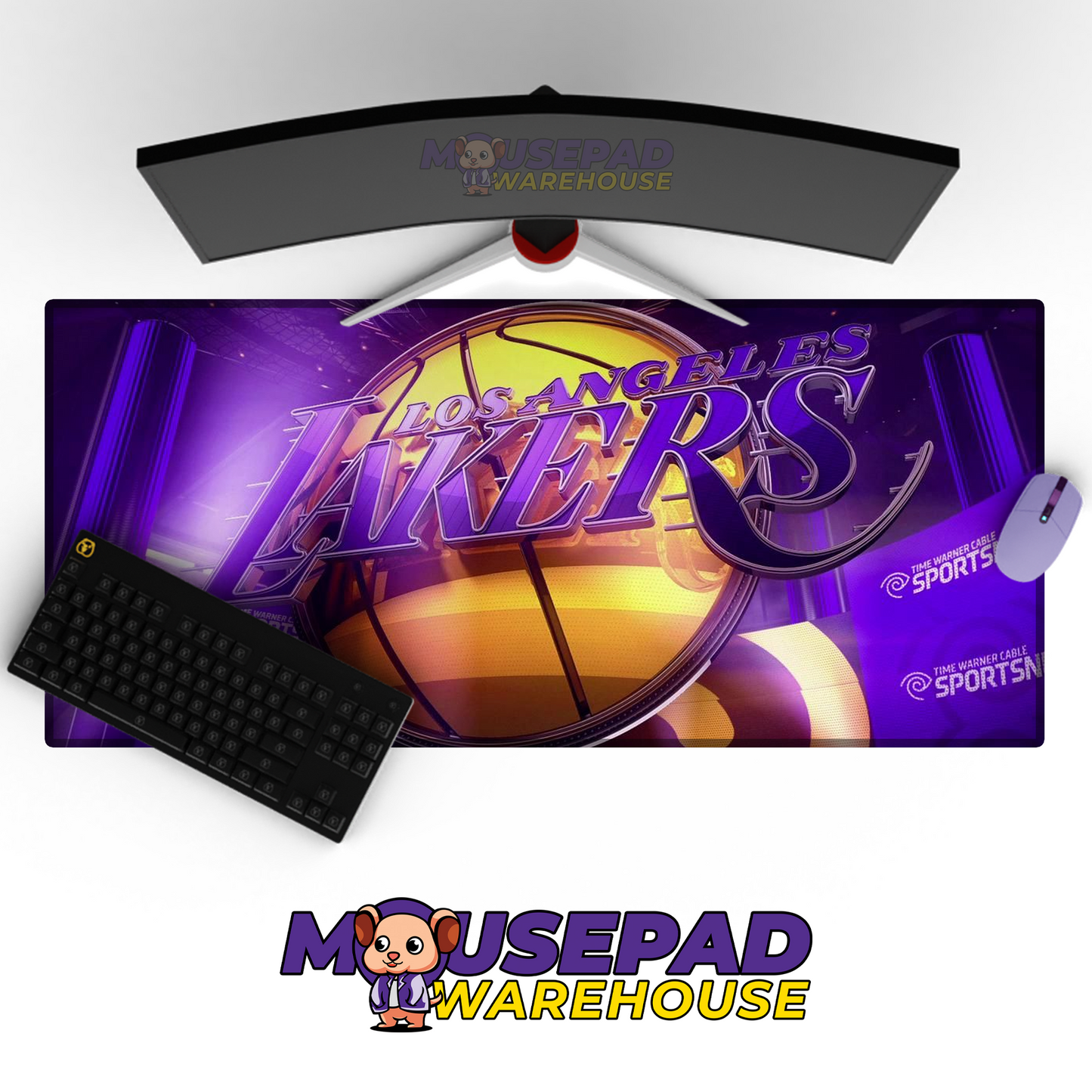 Los Angeles Lakers V18 Mousepad Mockup