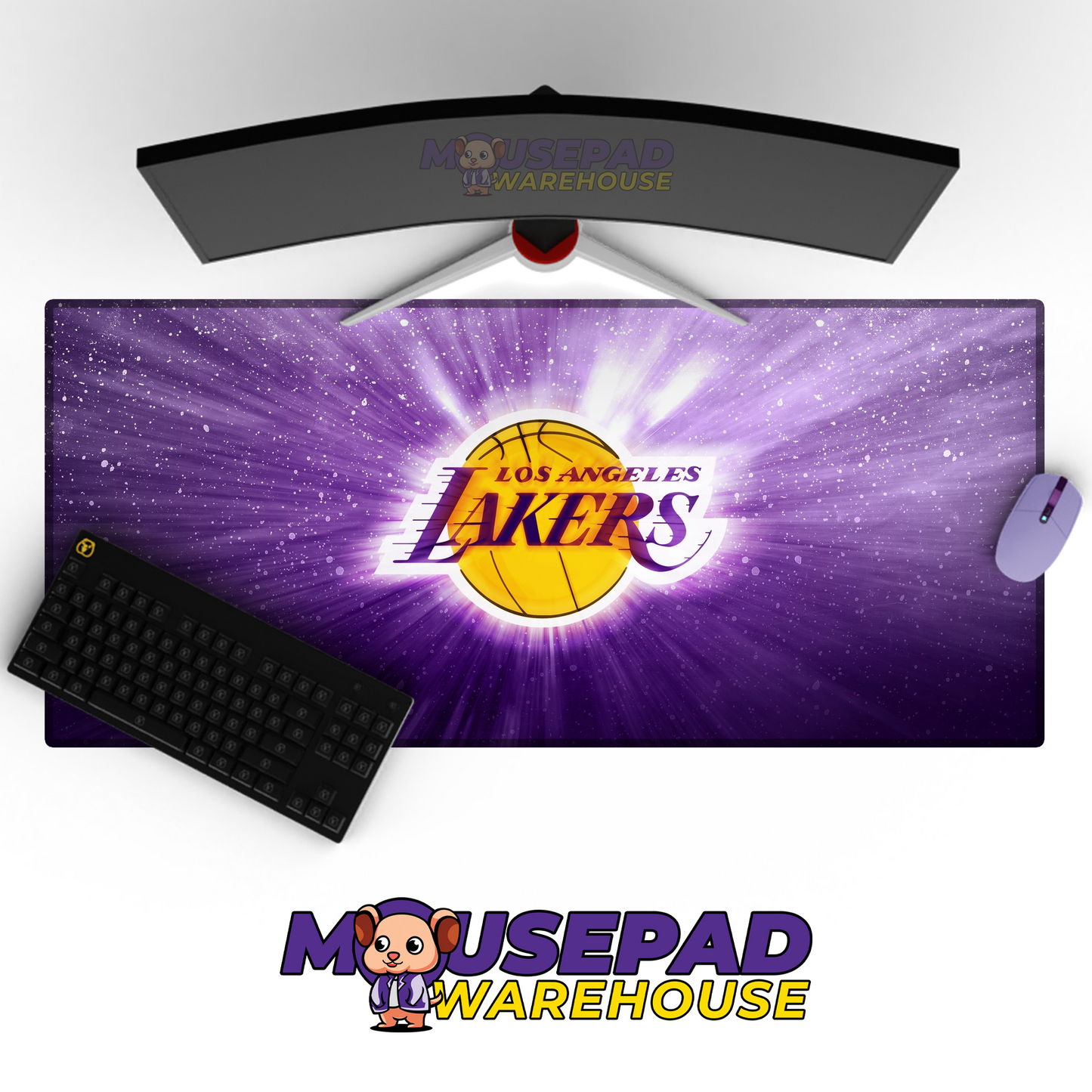 Los Angeles Lakers V22 Mousepad Mockup