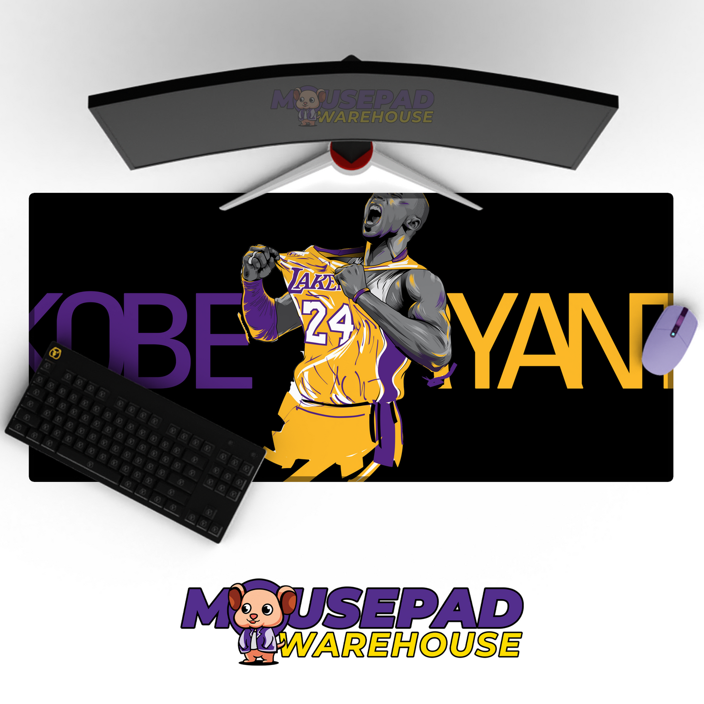 Los Angeles Lakers V23 Mousepad Mockup
