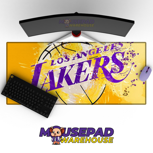 Los Angeles Lakers V24 Mousepad Mockup