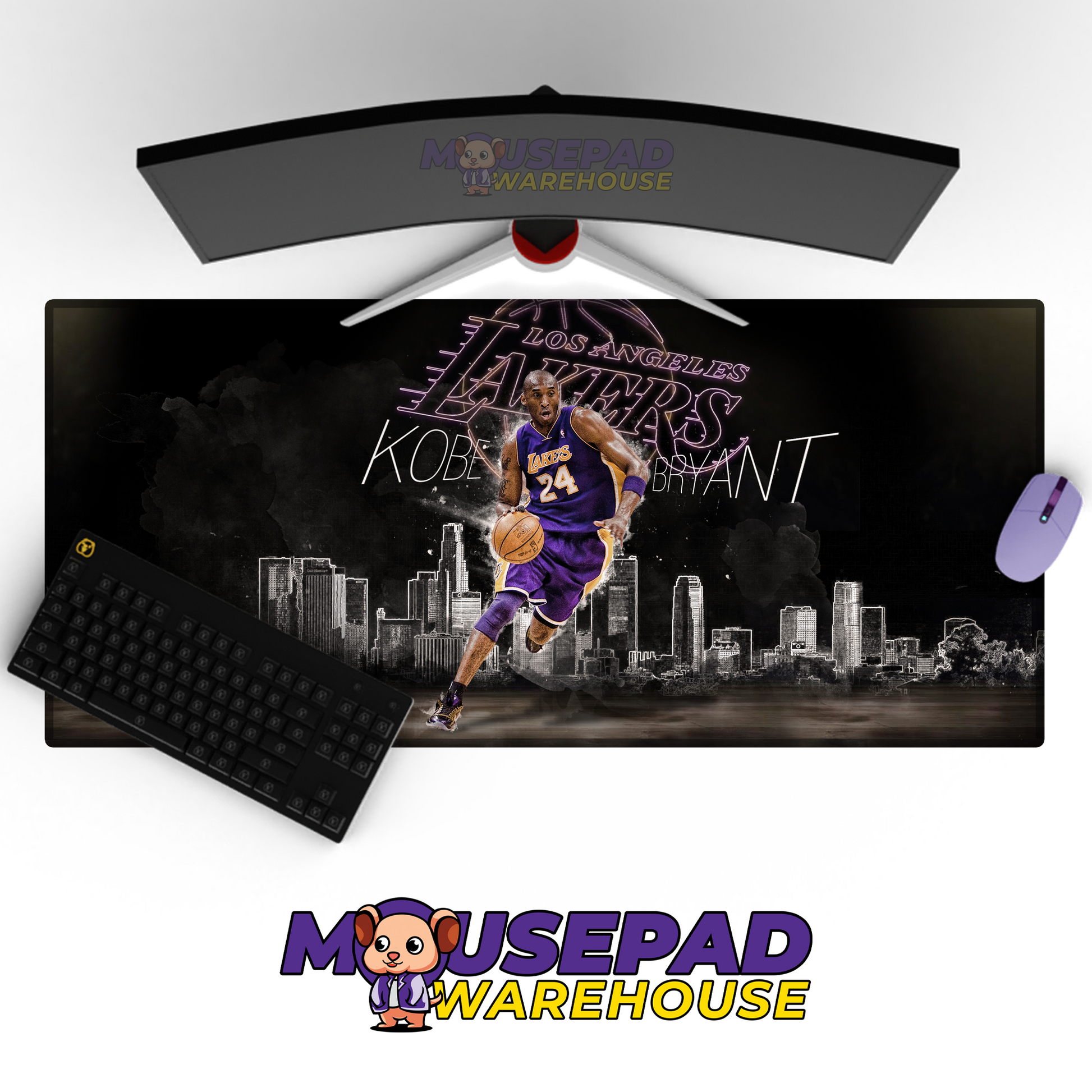 Los Angeles Lakers V25 Mousepad Mockup