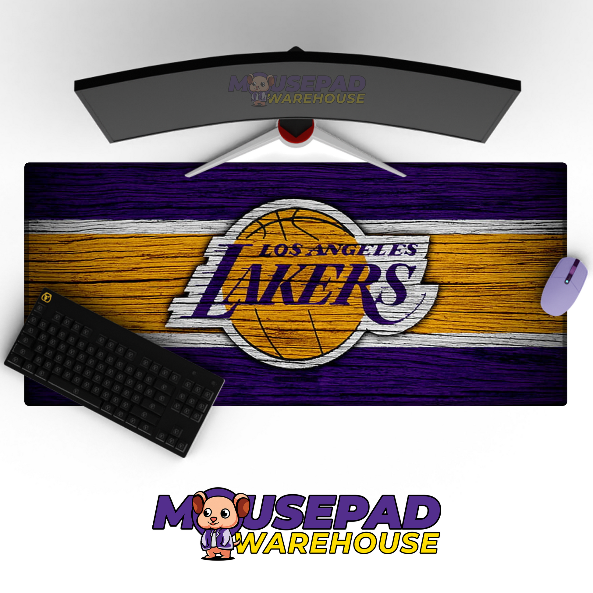Los Angeles Lakers V27 Mousepad Mockup