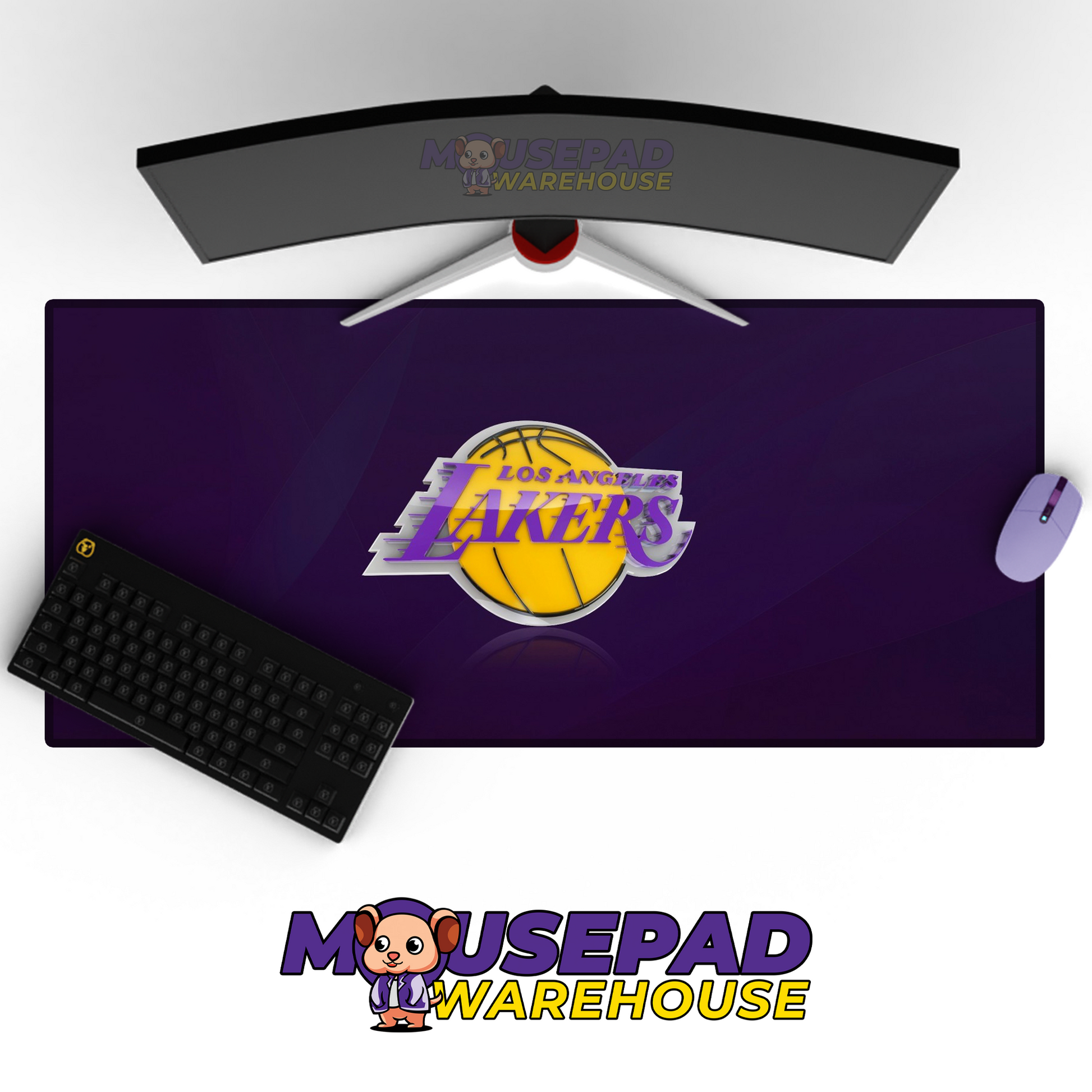 Los Angeles Lakers V29 Mousepad Mockup