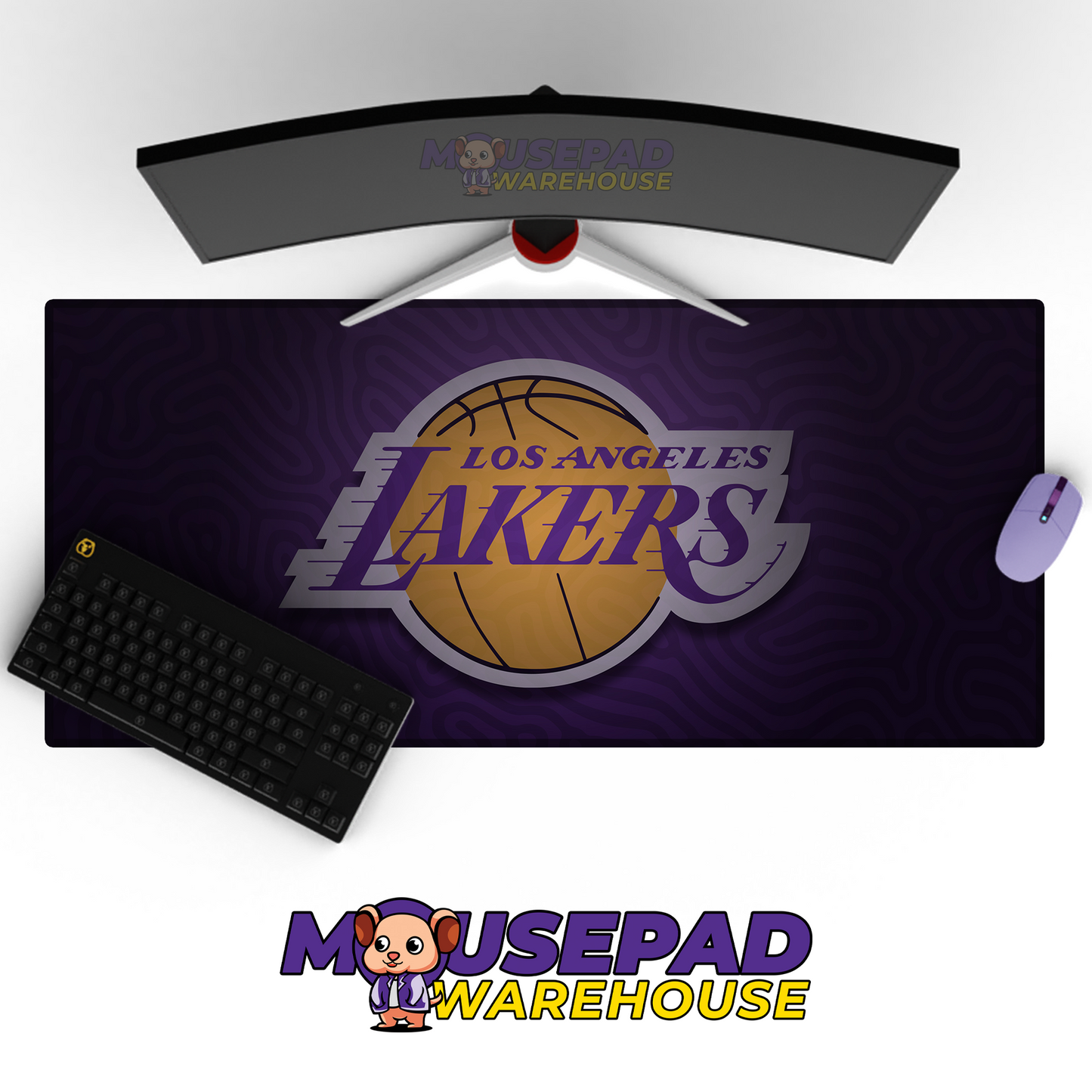 Los Angeles Lakers V2 Mousepad Mockup