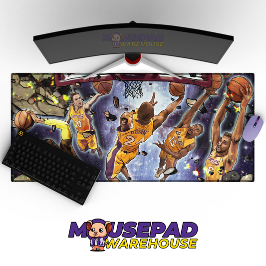 Los Angeles Lakers V31 Mousepad Mockup