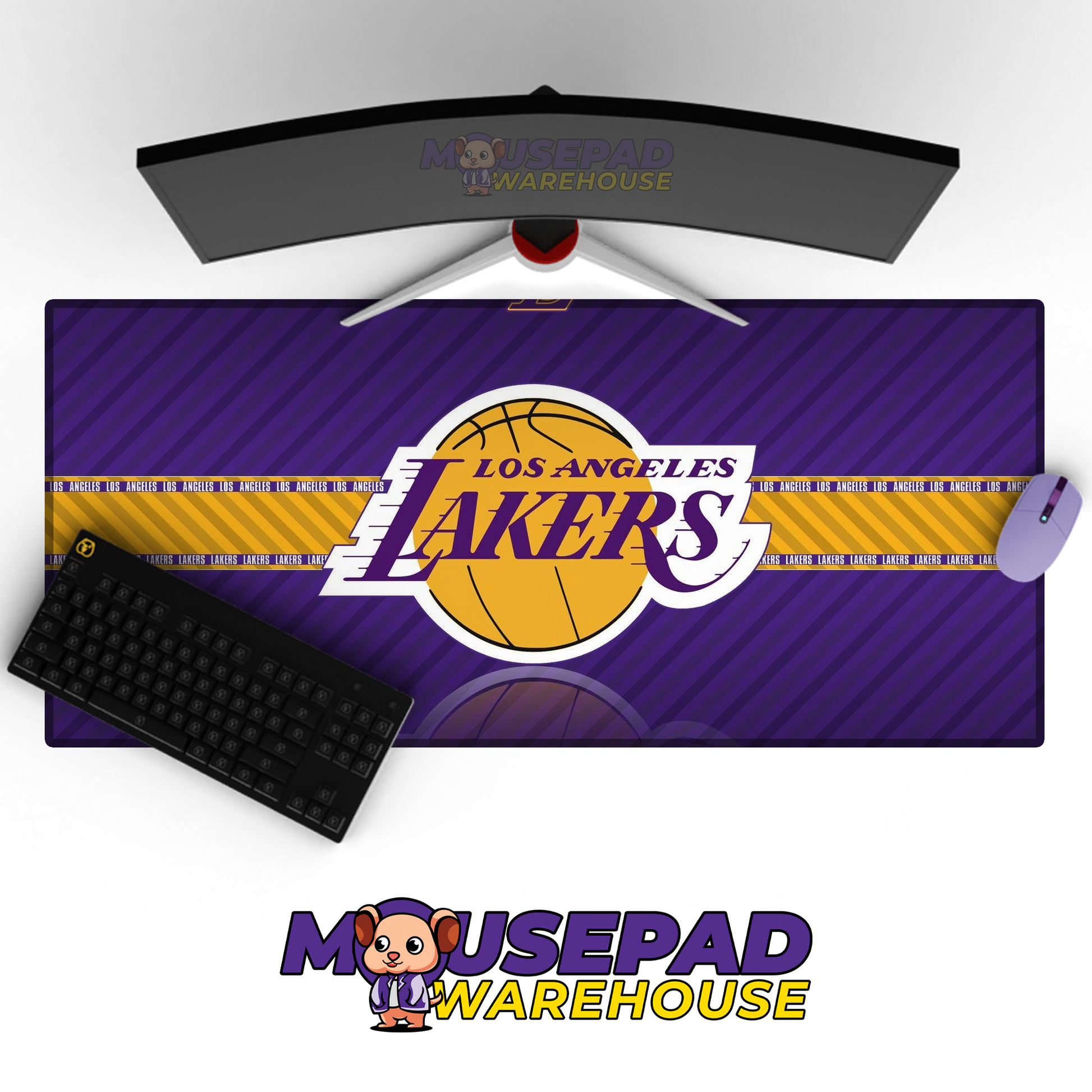 Los Angeles Lakers V33 Mousepad Mockup