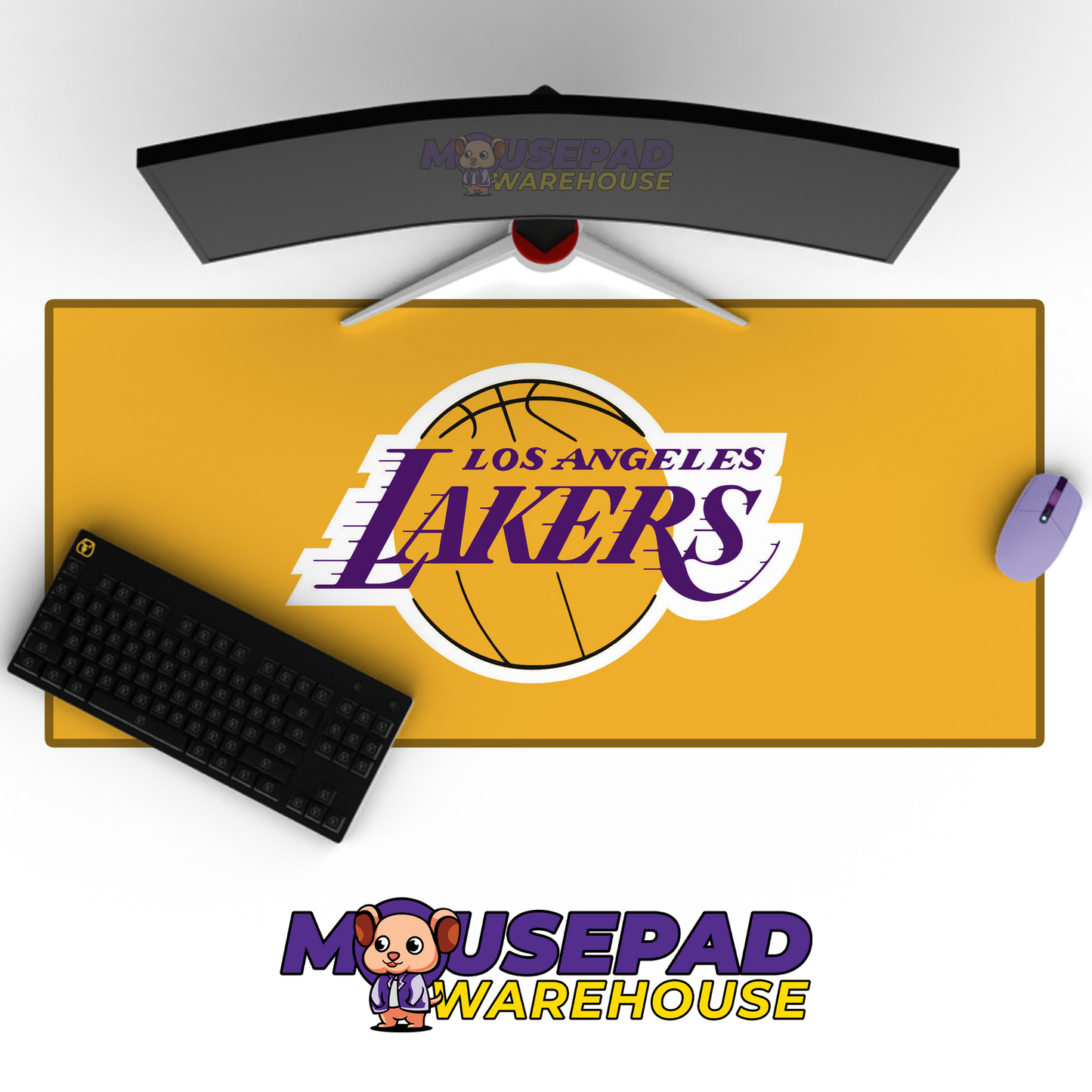 Los Angeles Lakers V4 Mousepad Mockup