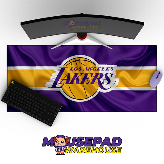 Los Angeles Lakers V7 Mousepad Mockup