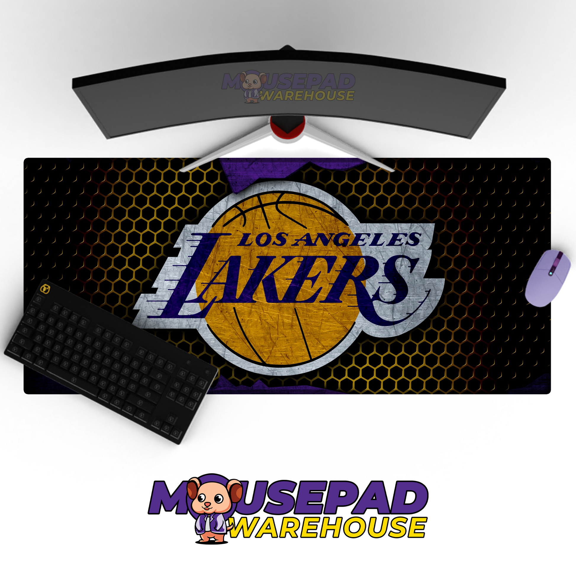 Los Angeles Lakers V9 Mousepad Mockup