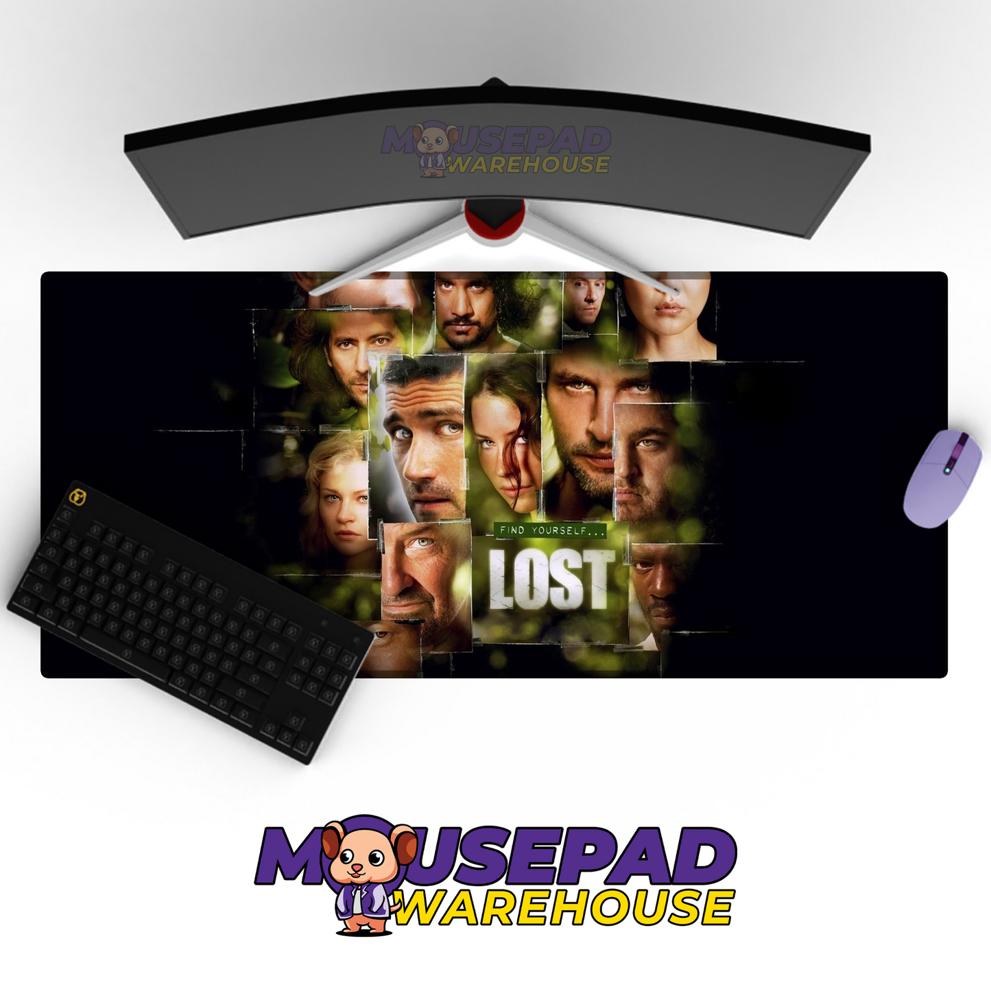 Lost V11 Mousepad Mockup
