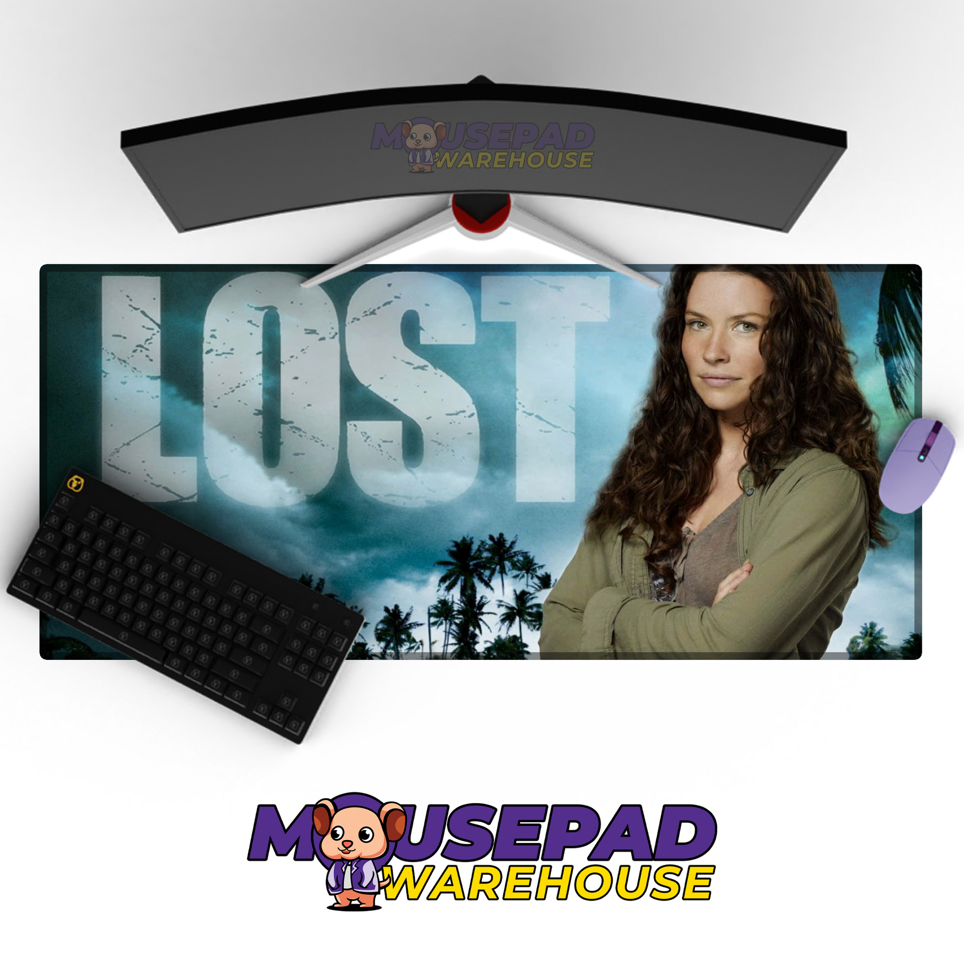 Lost V1 Mousepad Mockup