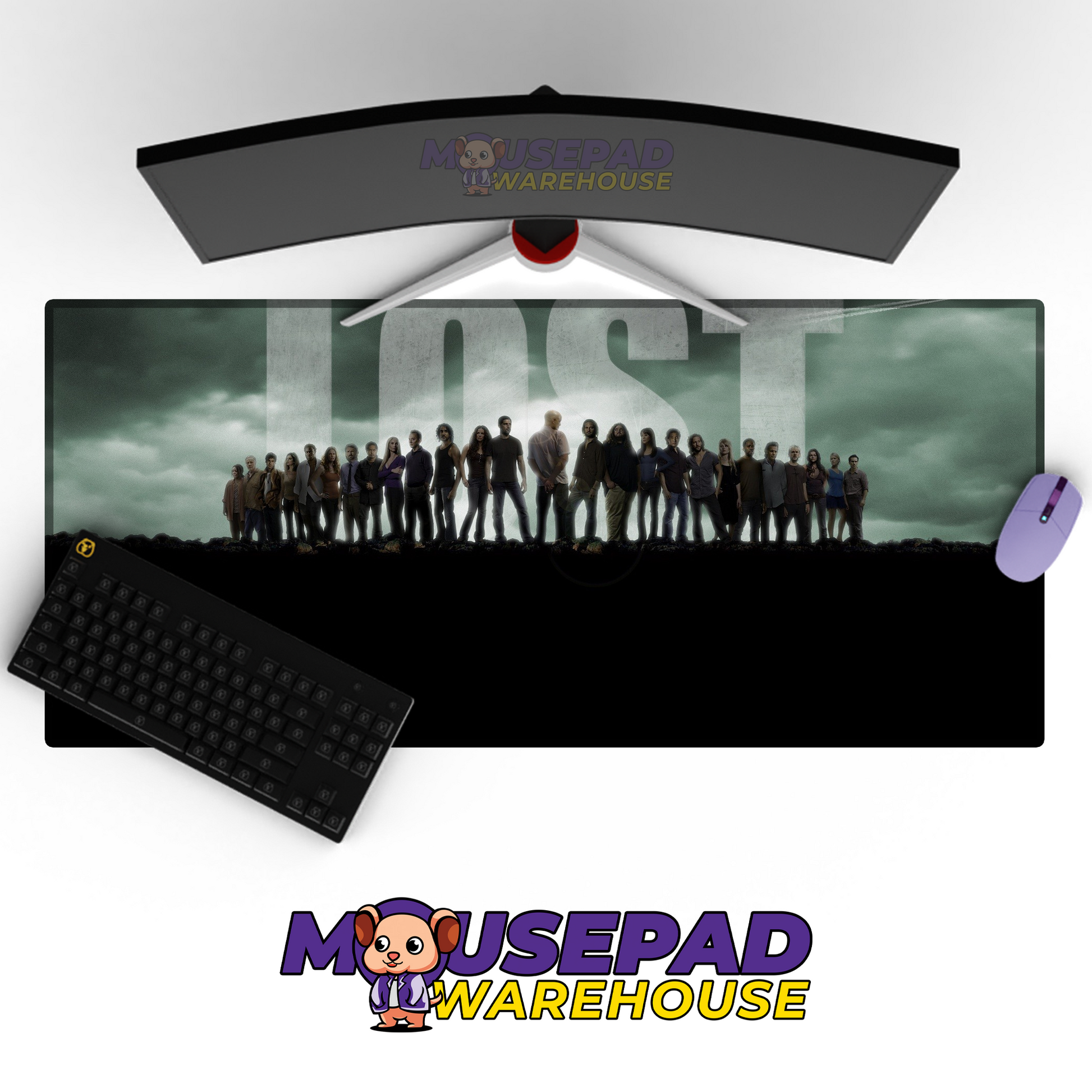 Lost V6 Mousepad Mockup