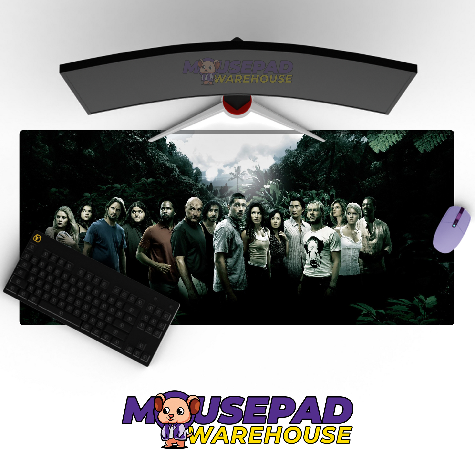 Lost V9 Mousepad Mockup