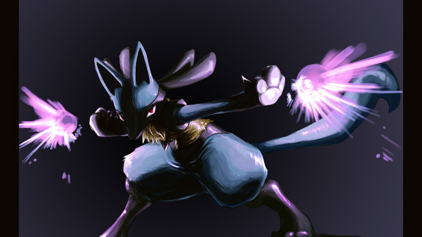 Lucario Double Force Palm