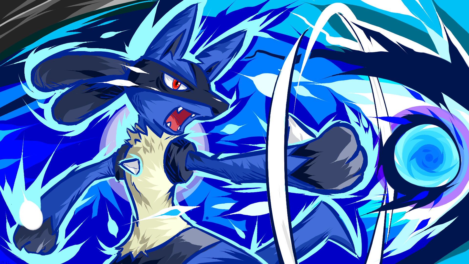 Lucario Force Palm
