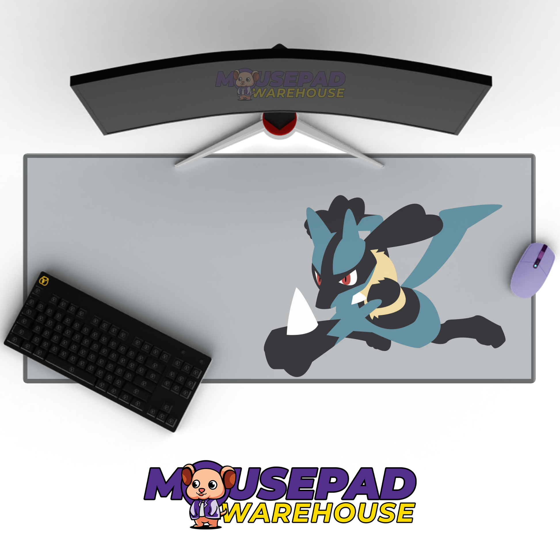 Lucario Simple Grey Mockup