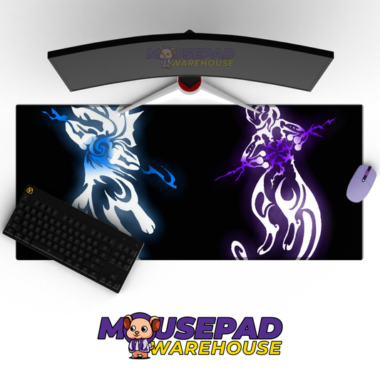 Lucario vs Mewtwo Mockup