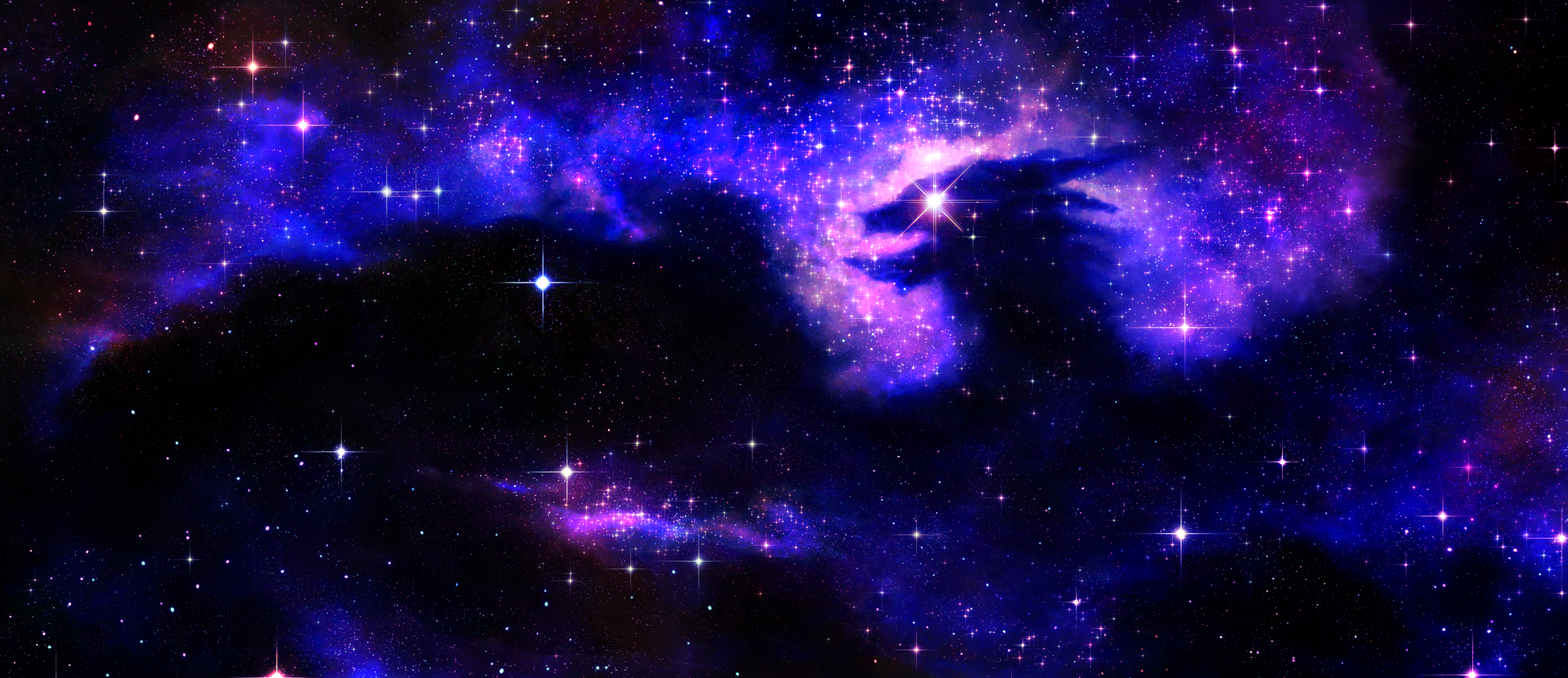 Lunar Drift Moon Space Galaxy Desk Mat
