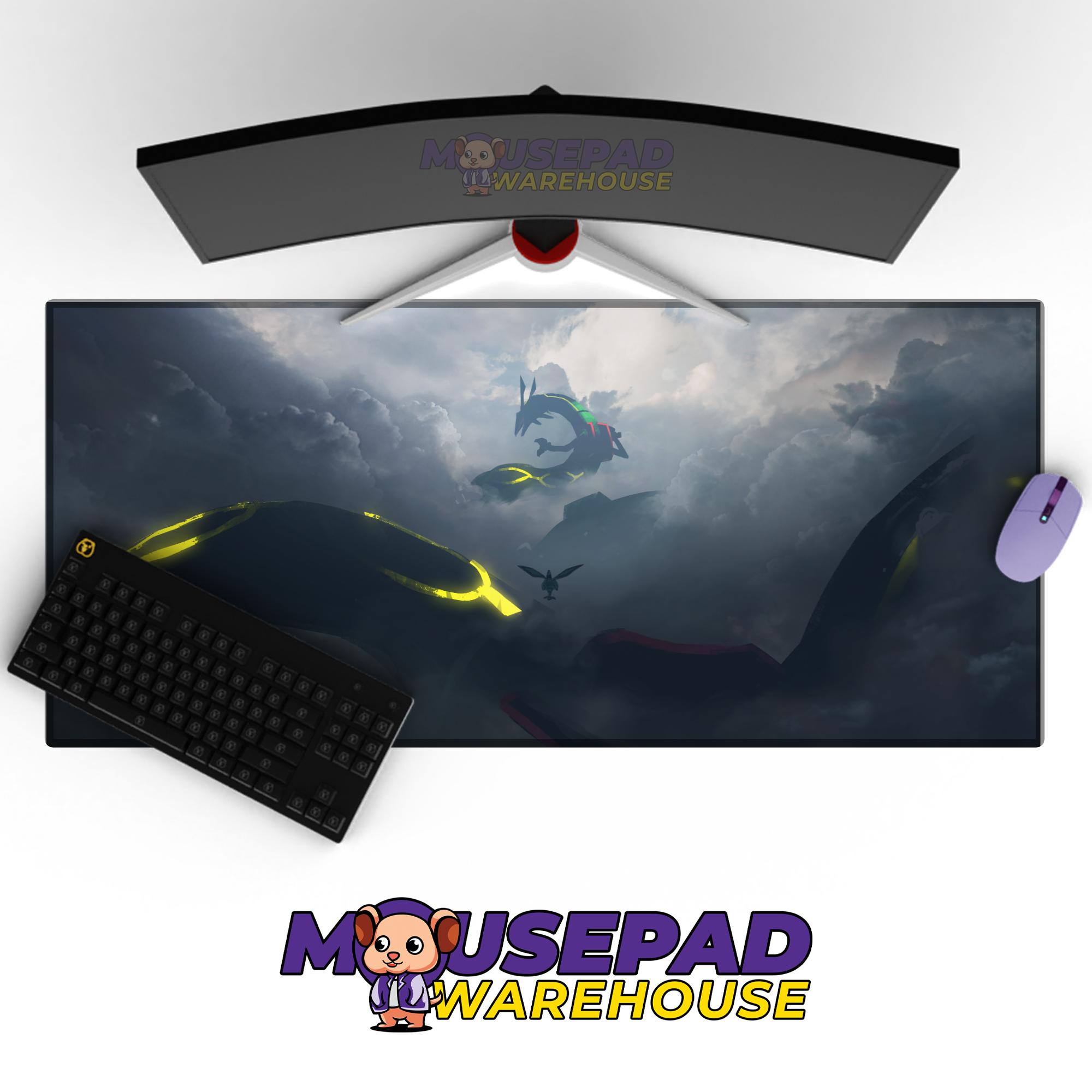 Lurking Rayquaza Flygon Mockup