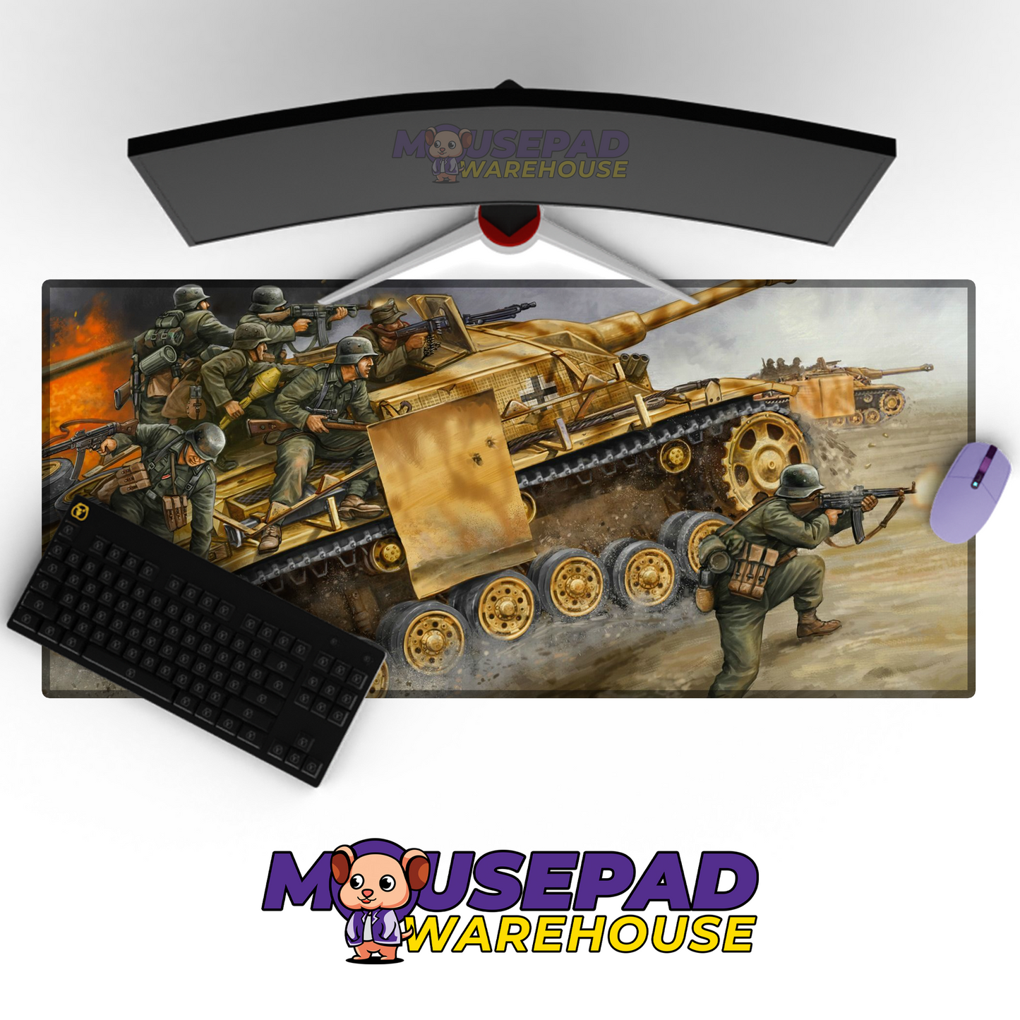 M113 APC V12 Mousepad Deskmat Mockup