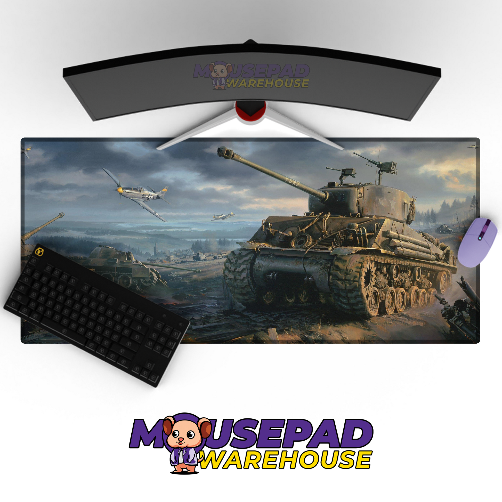 M113 APC V1 Mousepad Deskmat Mockup