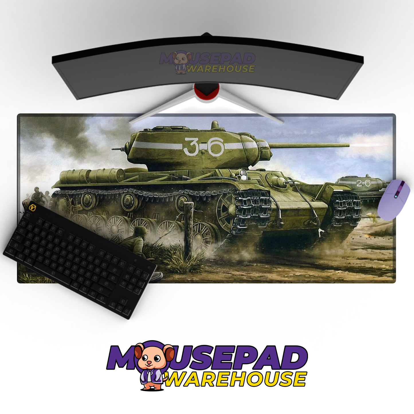 M113 APC V22 Mousepad Deskmat Mockup