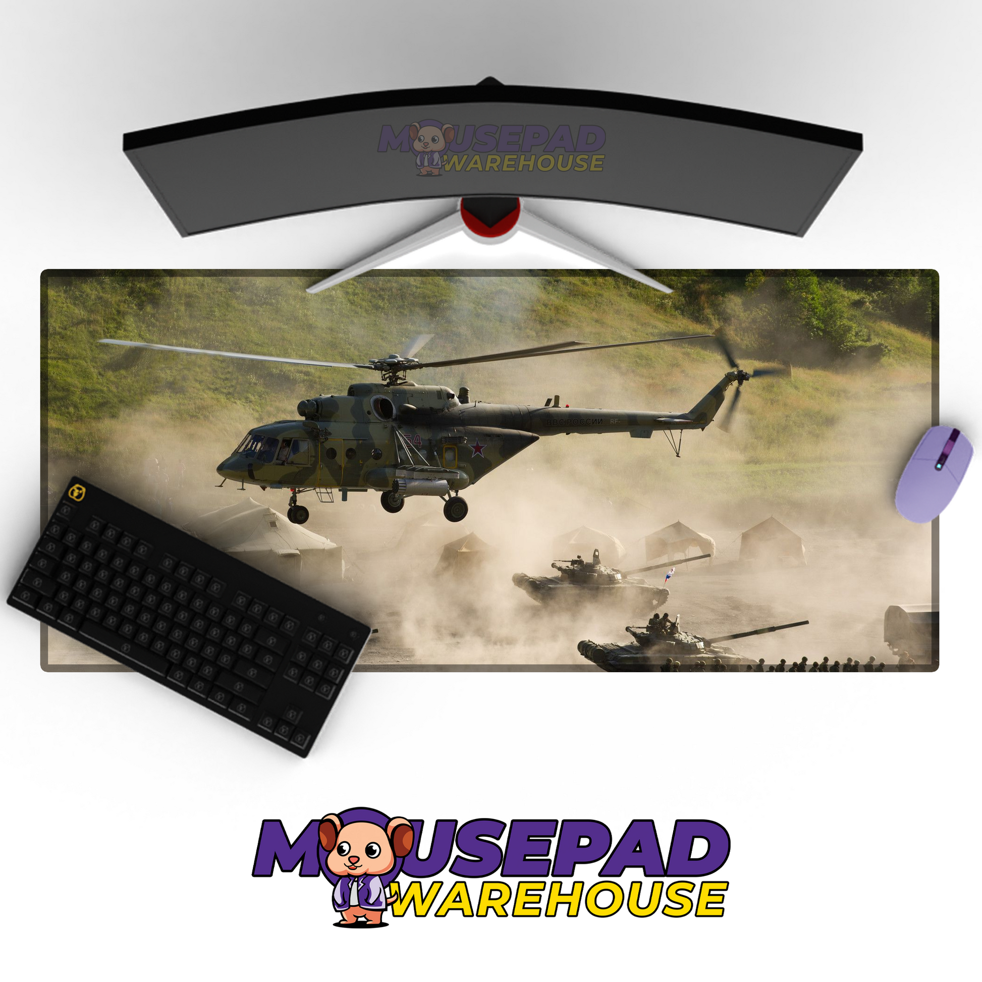 M113 APC V25 Mousepad Deskmat Mockup