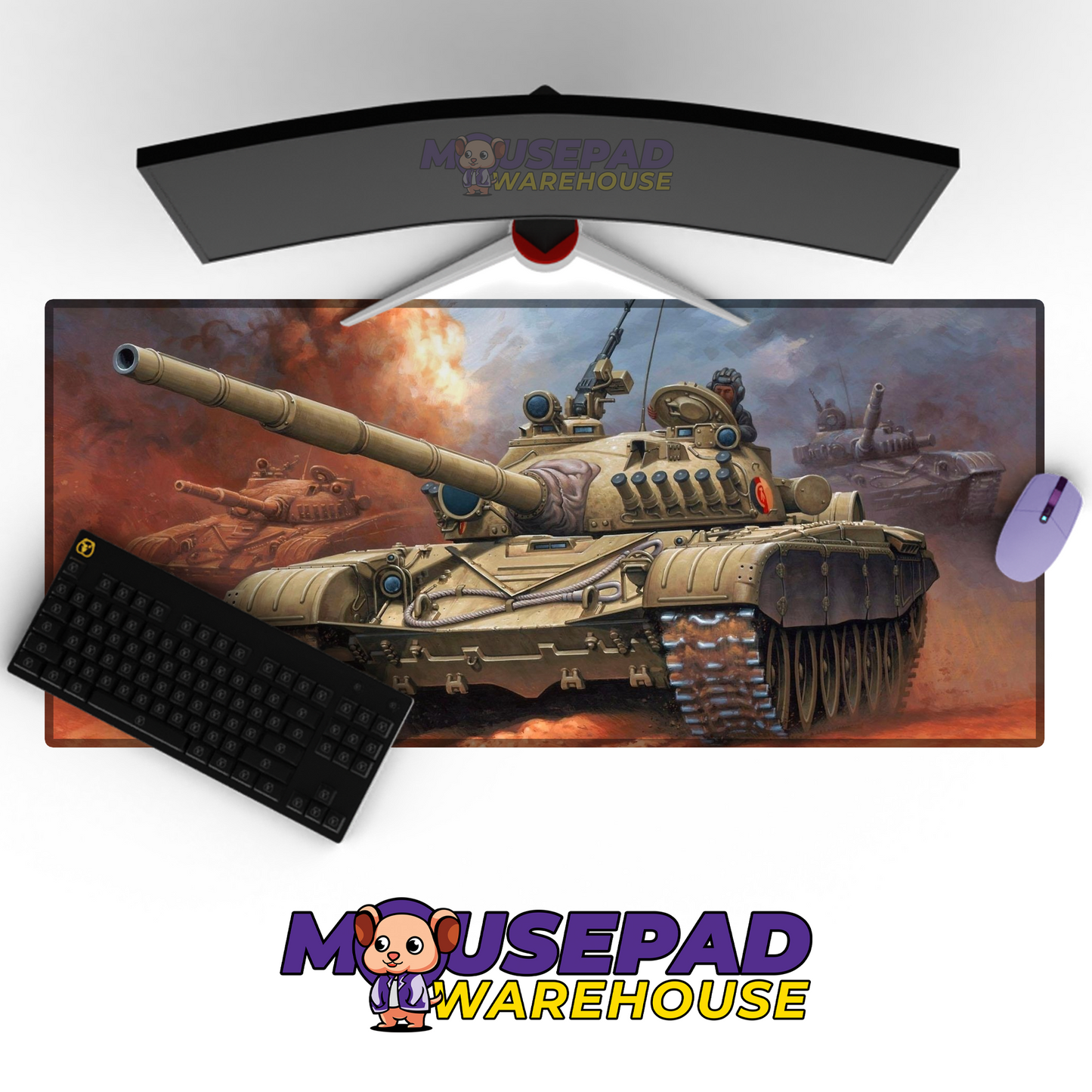M113 APC V9 Mousepad Deskmat Mockup