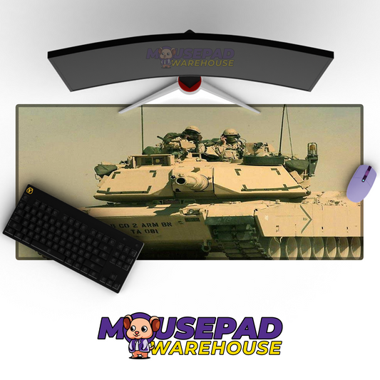 M1 Abrams Tank V10 Mousepad Deskmat Mockup