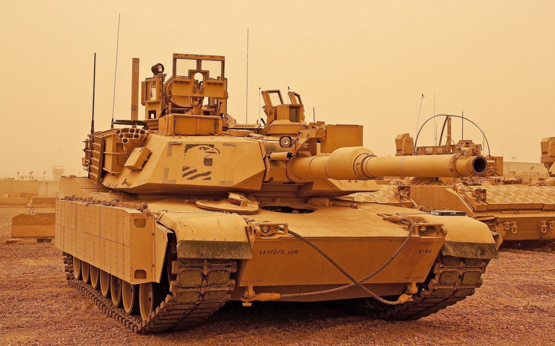 M1 Abrams Tank V12 Mousepad Deskmat