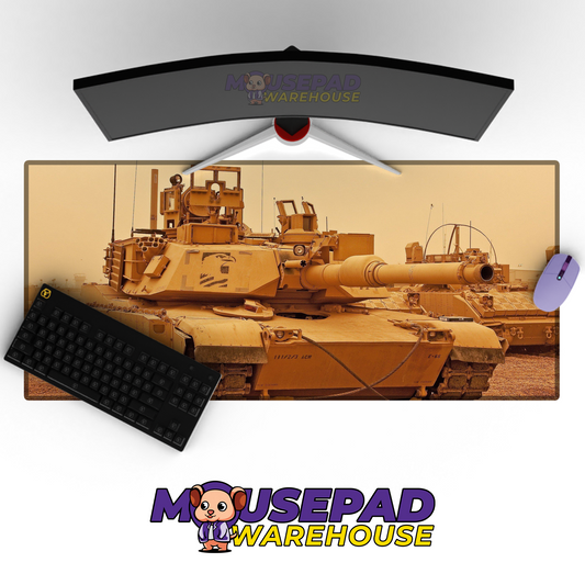 M1 Abrams Tank V12 Mousepad Deskmat Mockup