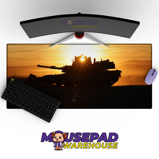 M1 Abrams Tank V15 Mousepad Deskmat Mockup