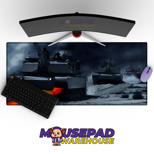 M1 Abrams Tank V17 Mousepad Deskmat Mockup
