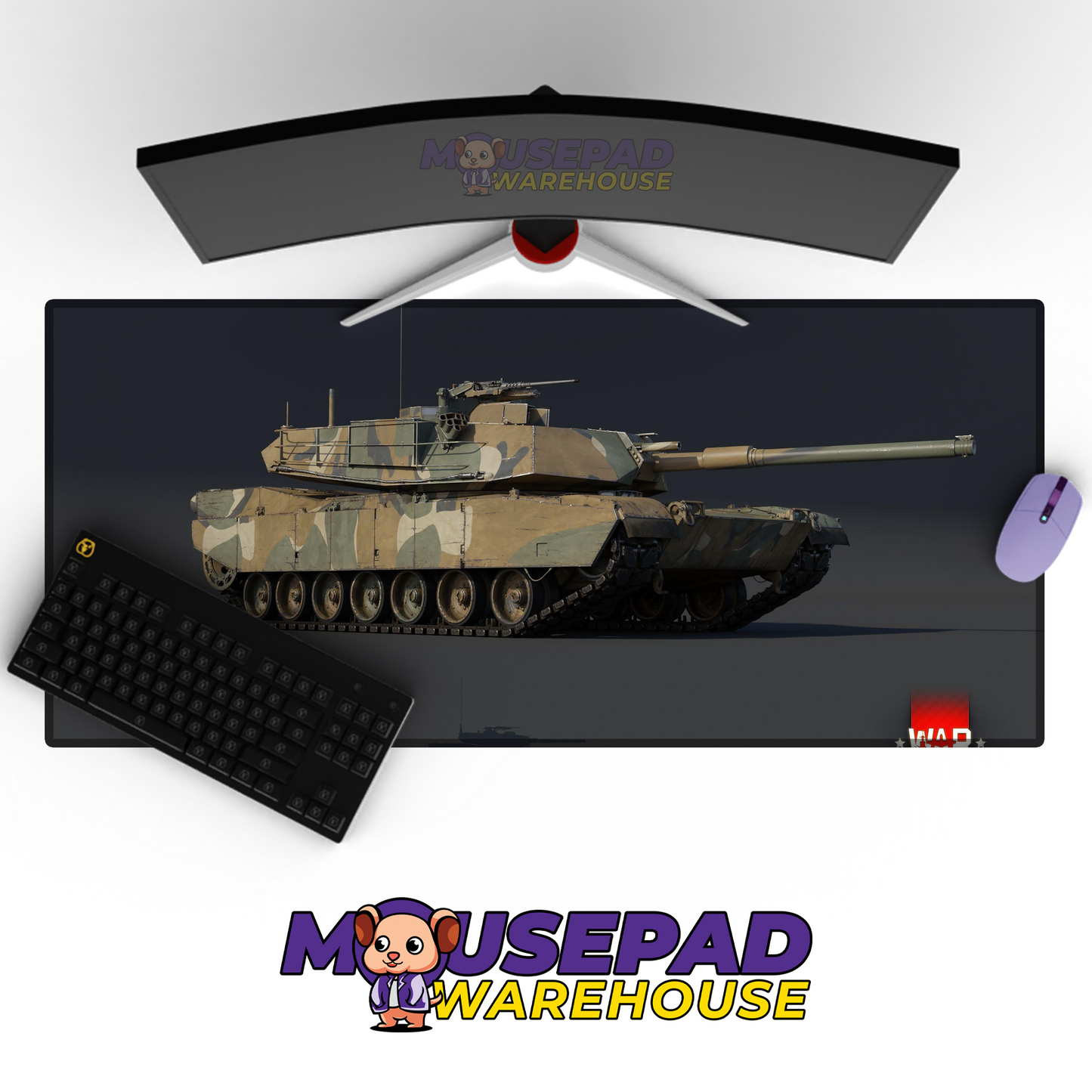 M1 Abrams Tank V19 Mousepad Deskmat Mockup