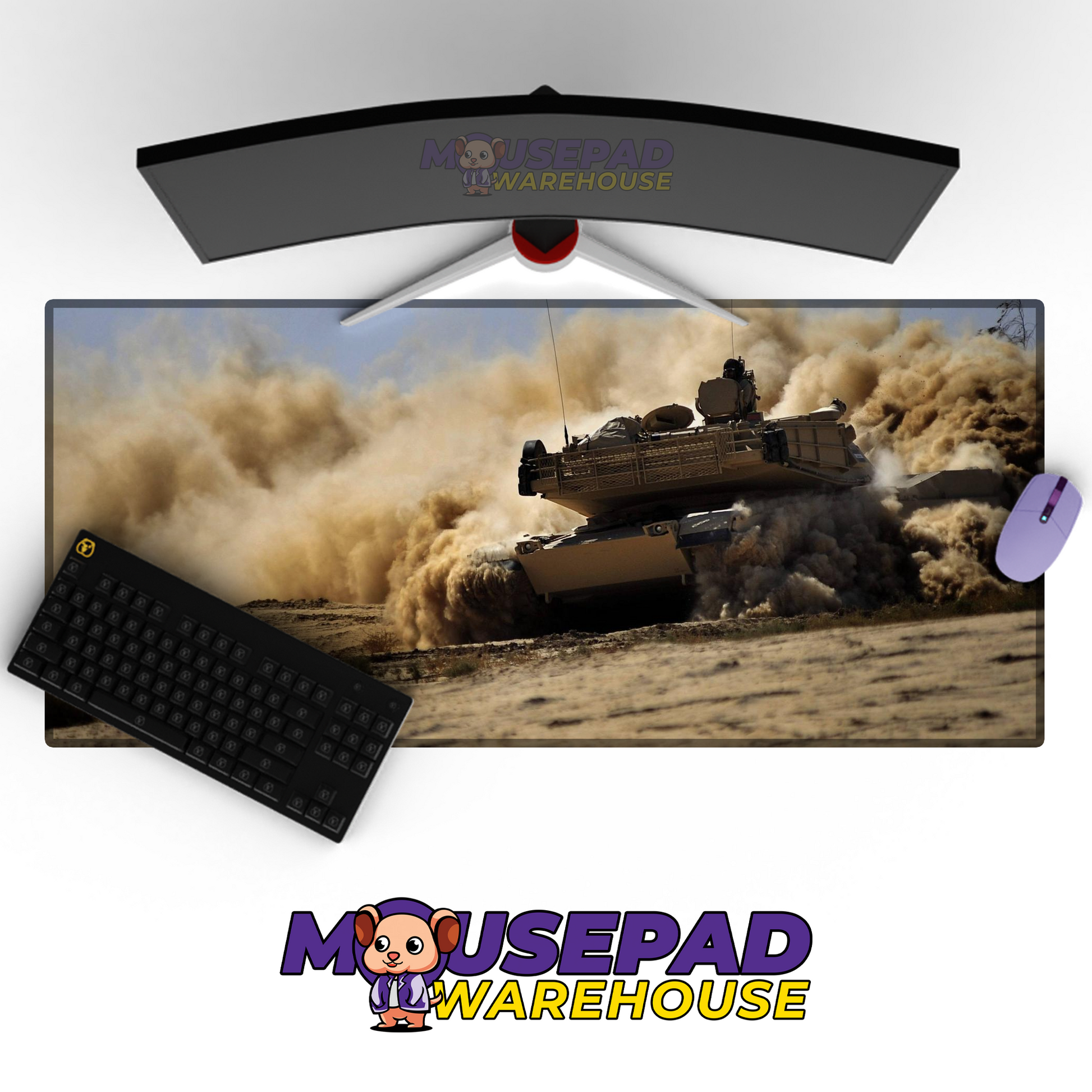 M1 Abrams Tank V21 Mousepad Deskmat Mockup