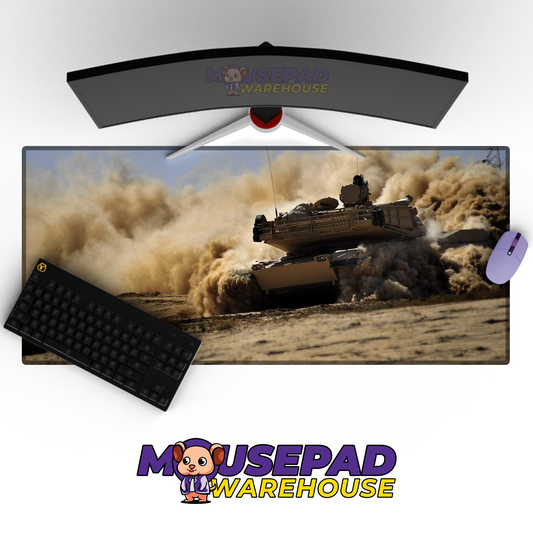 M1 Abrams Tank V21 Mousepad Deskmat Mockup