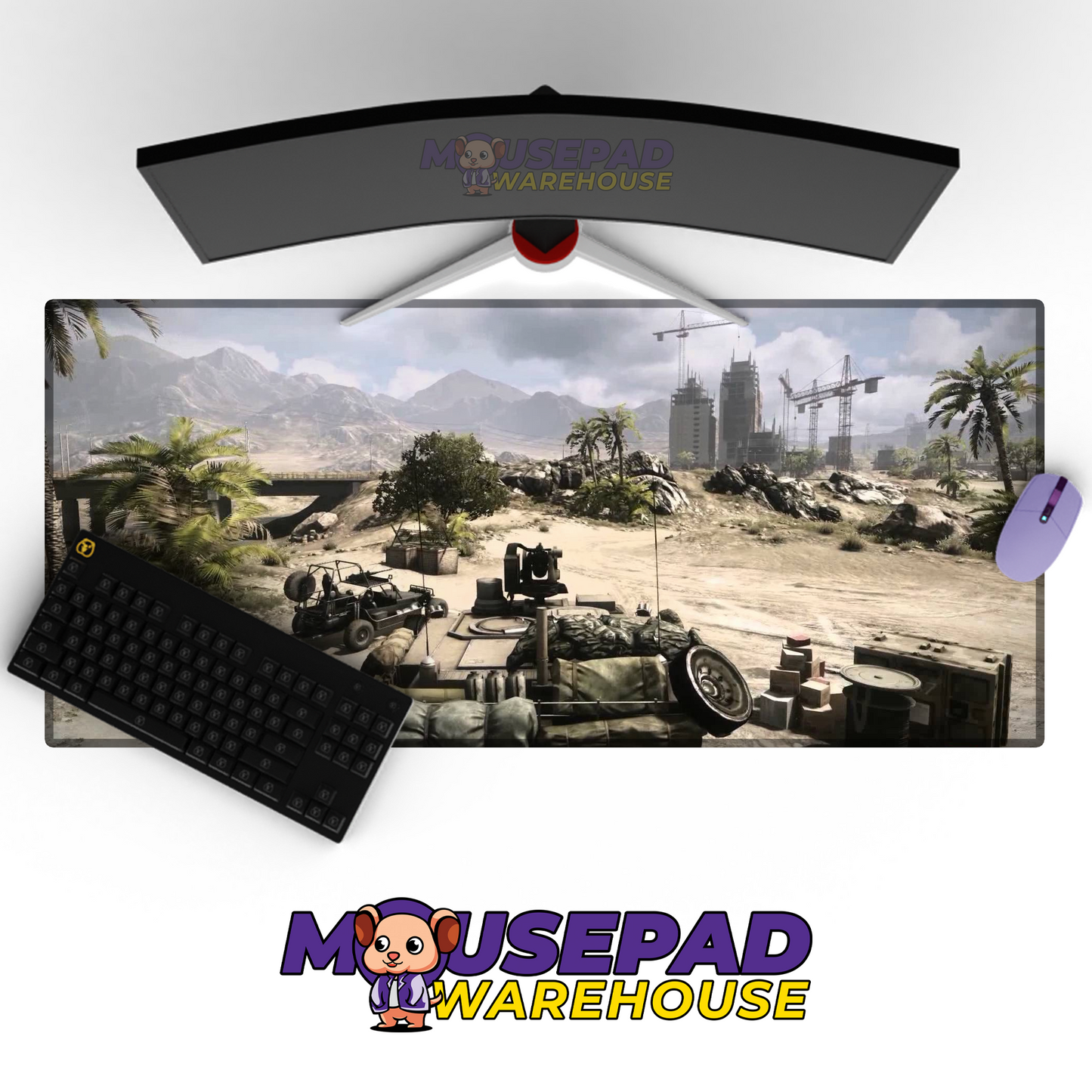 M1 Abrams Tank V22 Mousepad Deskmat Mockup