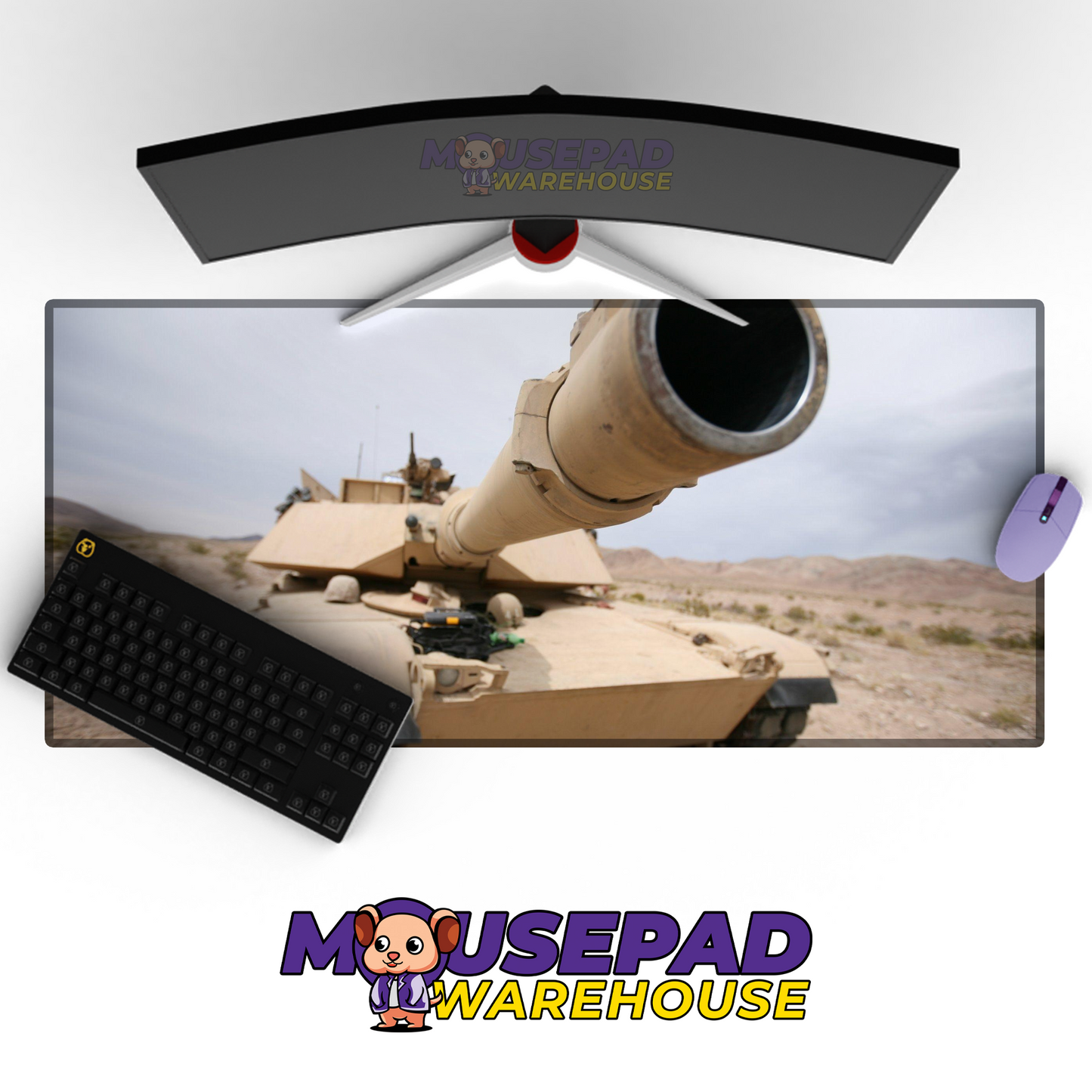 M1 Abrams Tank V23 Mousepad Deskmat Mockup