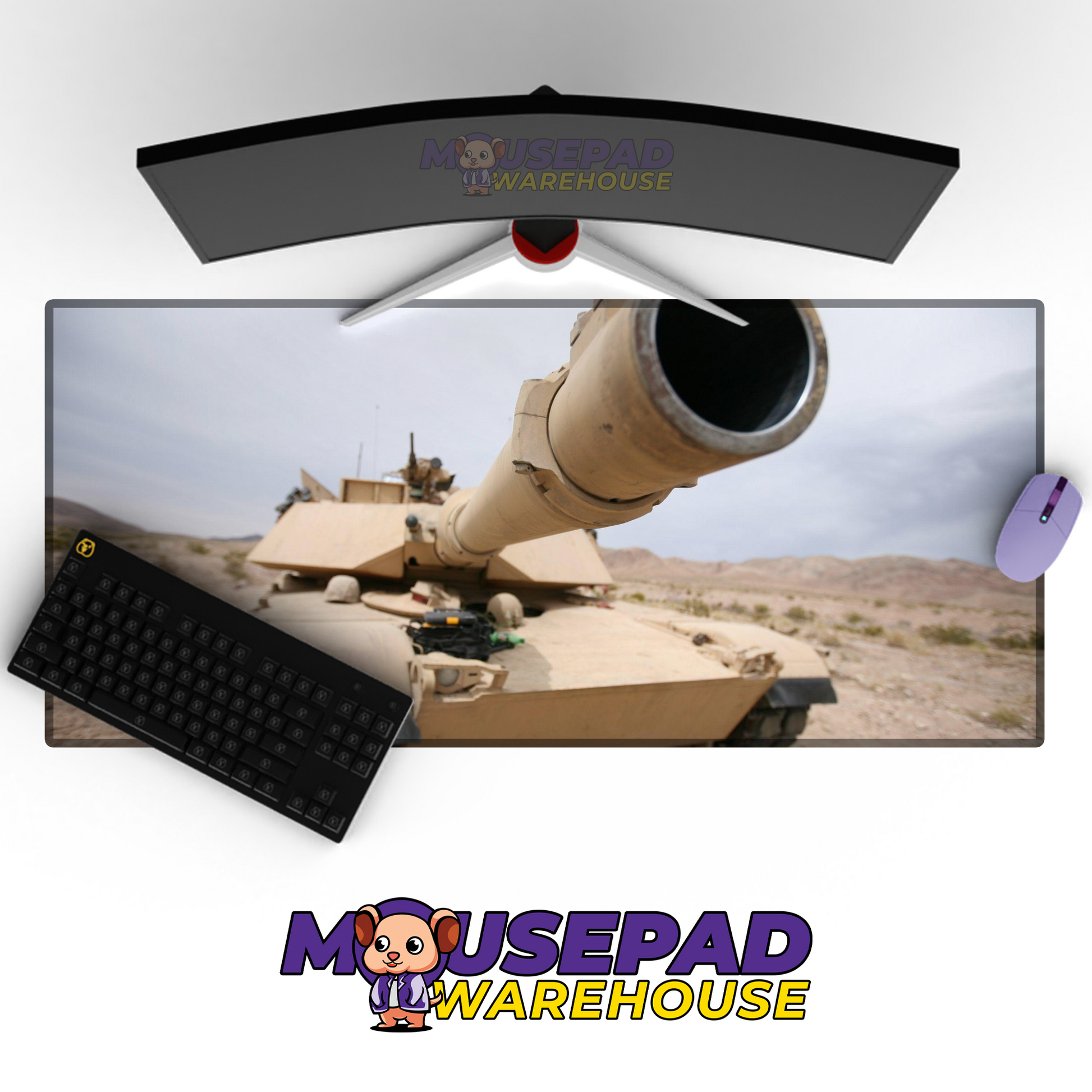 M1 Abrams Tank V23 Mousepad Deskmat Mockup
