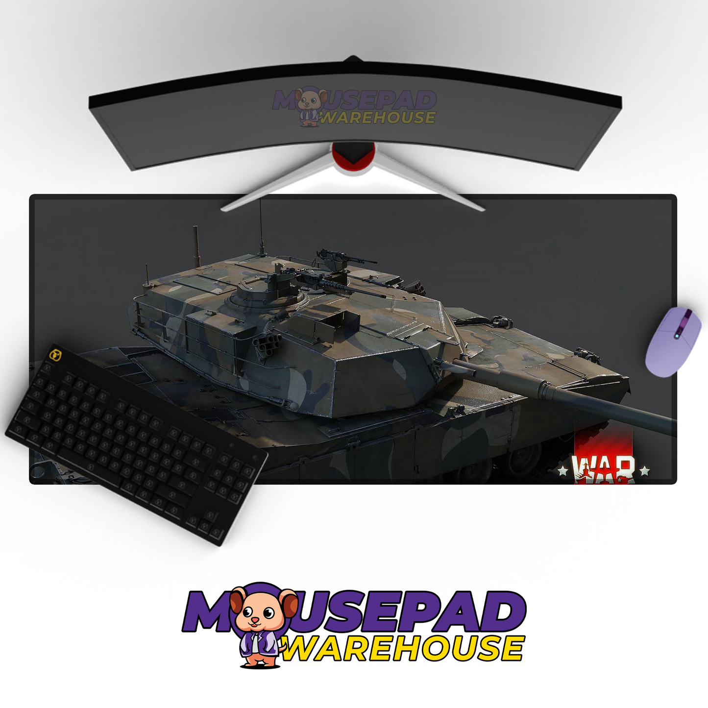 M1 Abrams Tank V25 Mousepad Deskmat Mockup