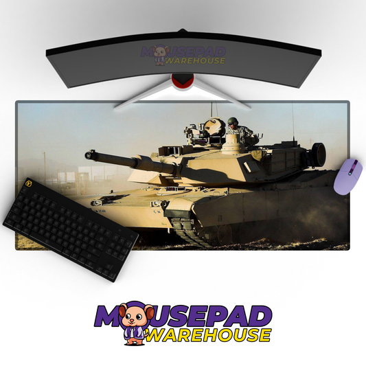 M1 Abrams Tank V3 Mousepad Deskmat Mockup