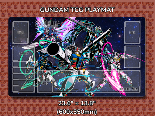MCs Gundam TCG Playmat Mockup