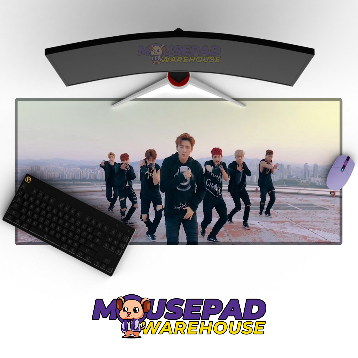 MONSTA X V4 Mousepad Mockup