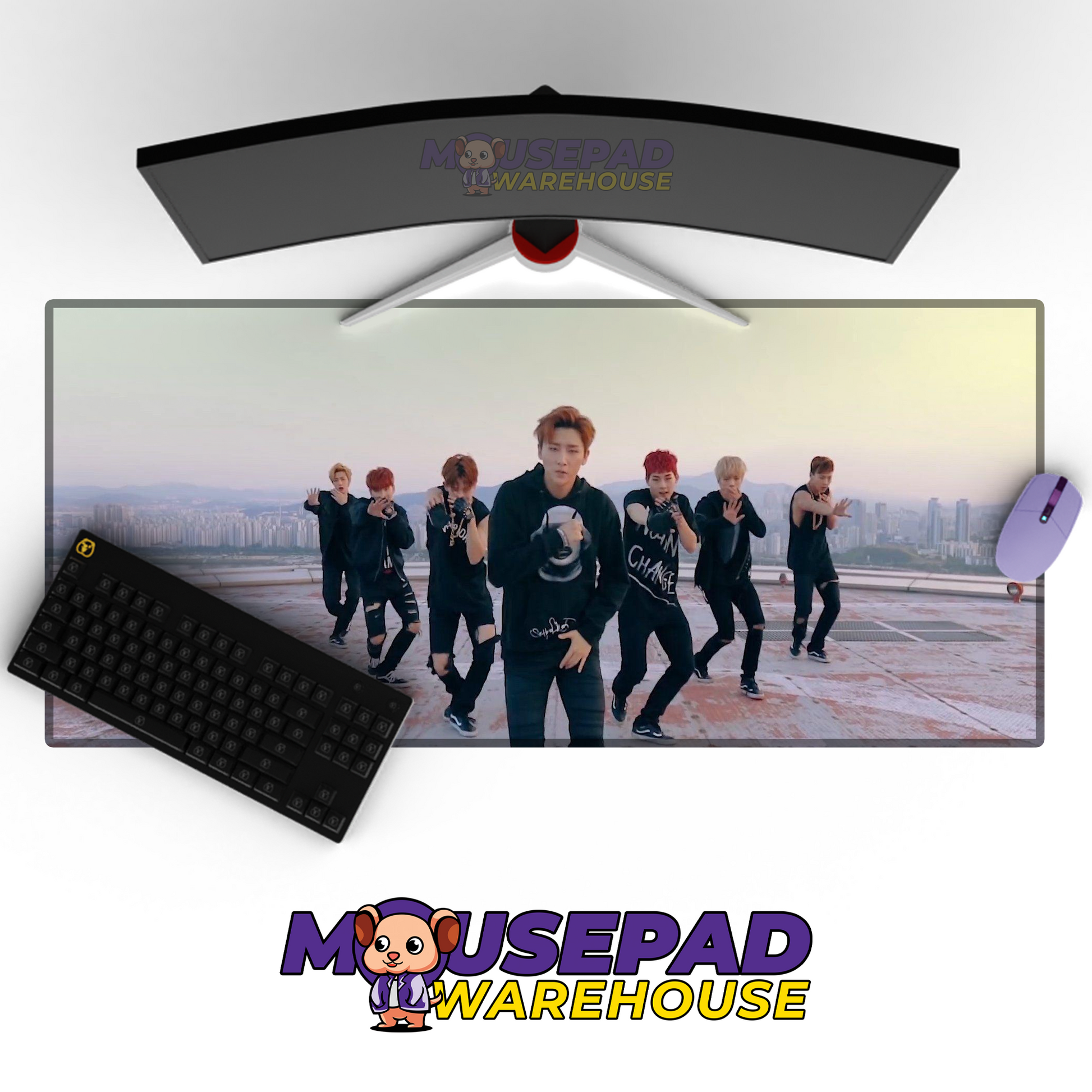 MONSTA X V4 Mousepad Mockup
