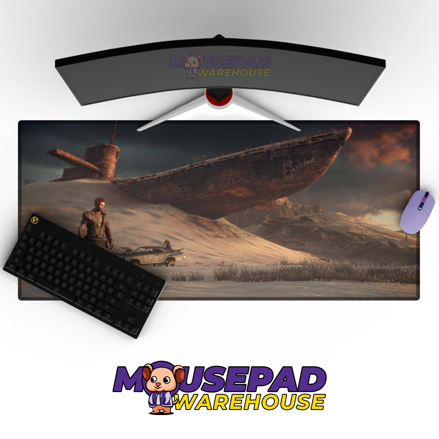 Mad Max V12 Mousepad Mockup